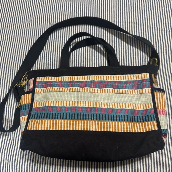 Fossil Bag & Wallet Bundle – Leather & Fabric Crossbody + Tote (5 Pieces) - Picture 4 of 16